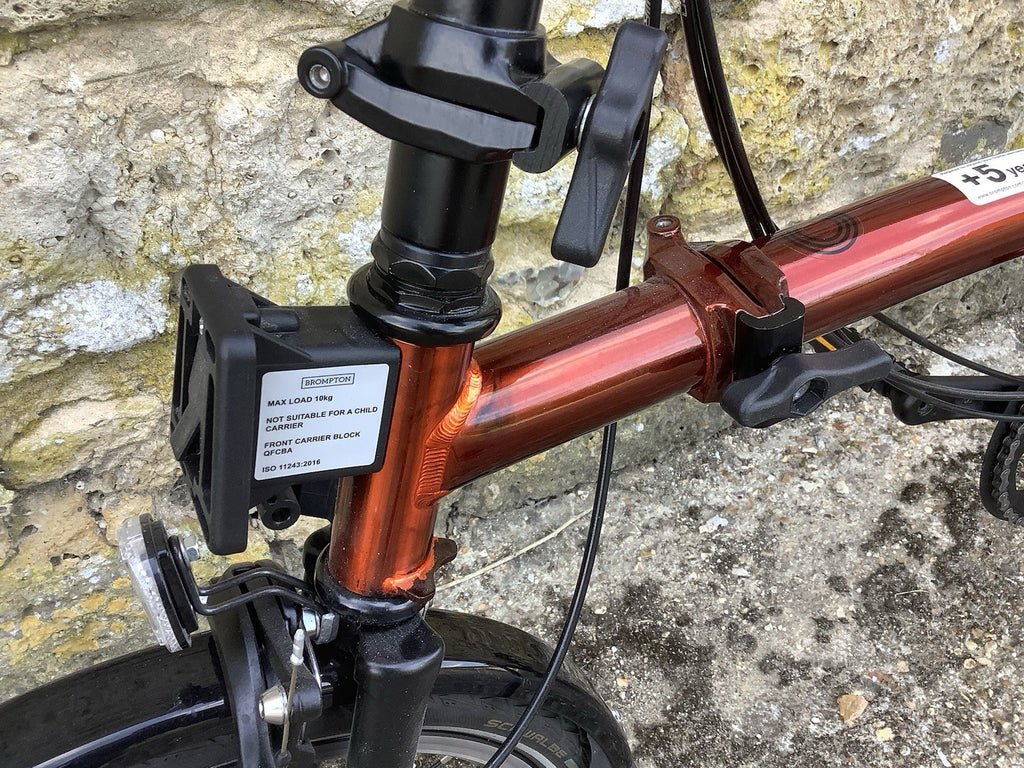 2023 Brompton C Line Explore 6 speed High Handlebar Flame Lacquer - UK Shipping