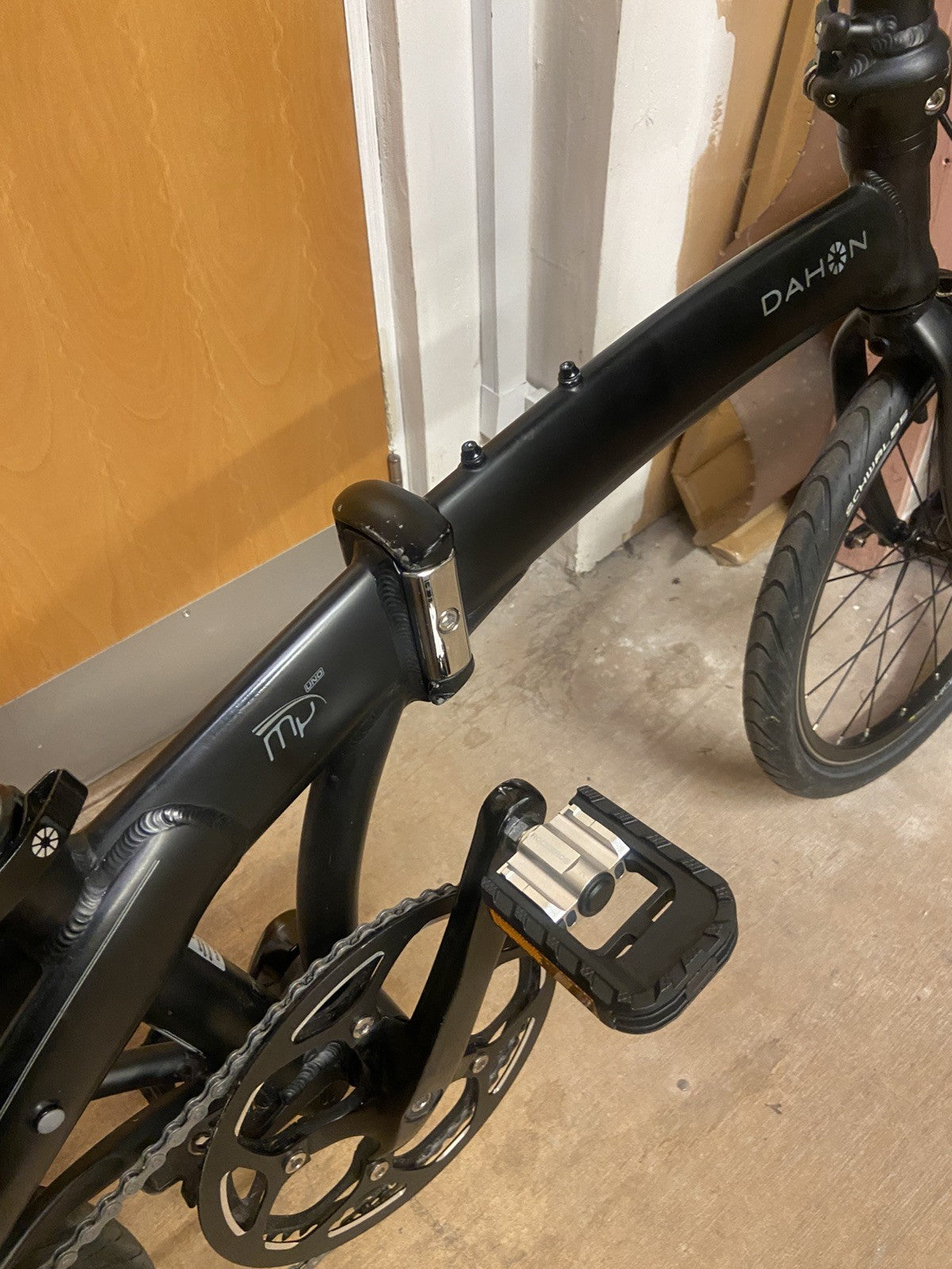 Dahon Mu Uno Black Folding Bike Single Speed Coaster Brake 9kg  VGC