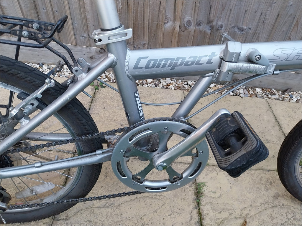 Folding 20-inch bike, Saracen Compact, 6 speed