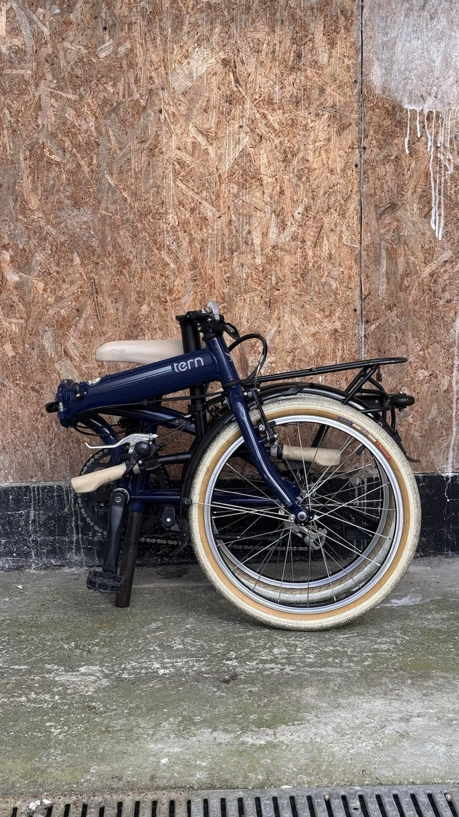 Tern Link B7 Folding Bike Custom Built With Carrier Speial 7 Speed