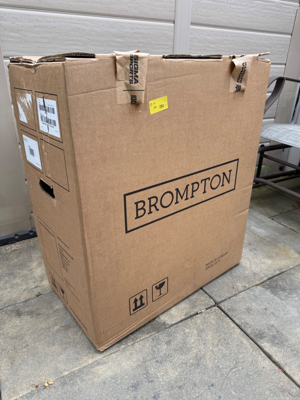 Brompton C Line 12-Speed Folding Bike Black Mid Bar Cycling Mens Womens