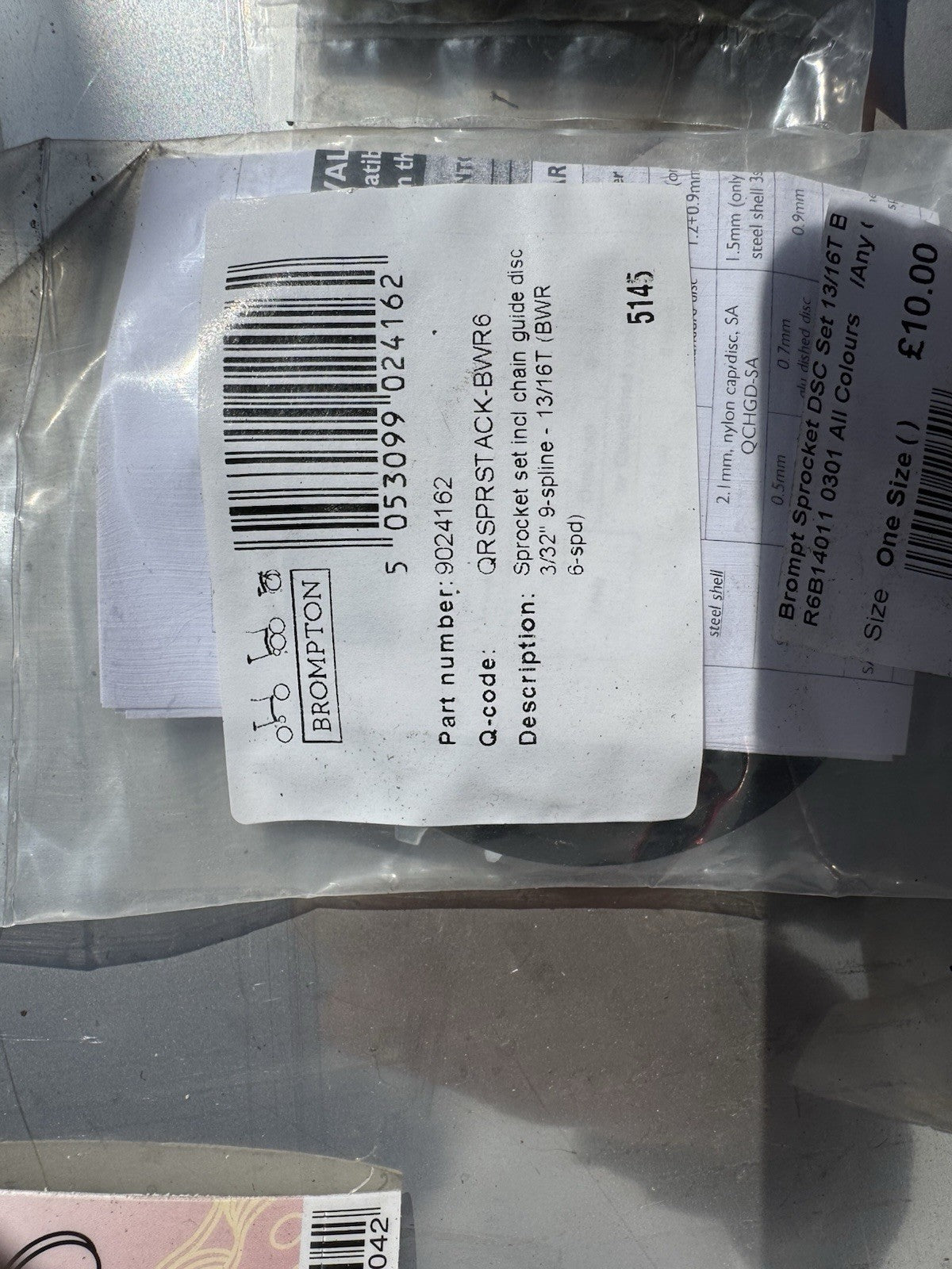 BROMPTON Various Parts Cost £135 - All NEW