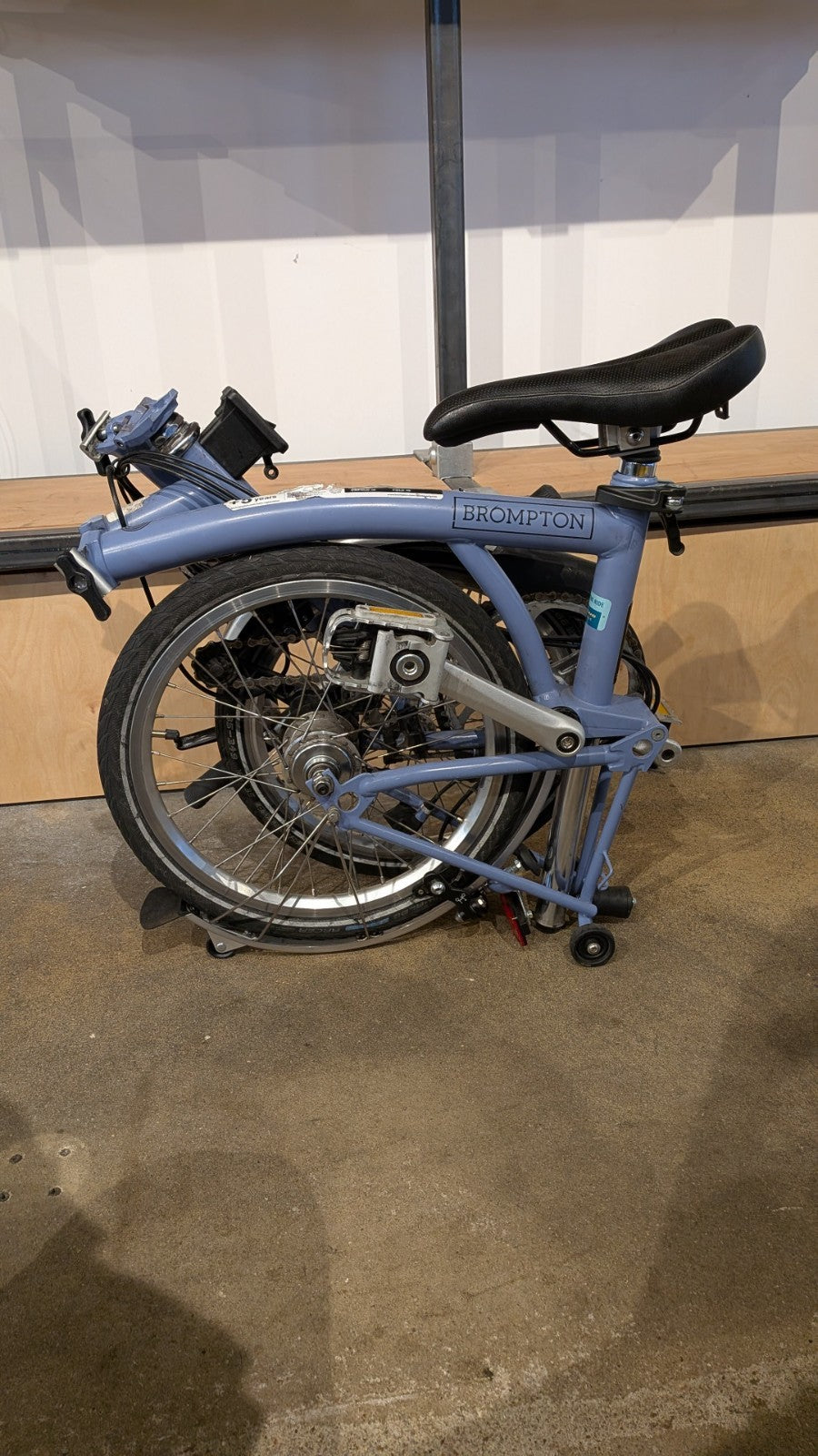 Brompton Bike Bon Sealine Model in Blue