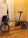 Brompton E T line titanium folding bike, only 24 miles