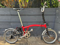 Brompton M3L C Line 3 speed in Red/Black - Excellent All Original Condition