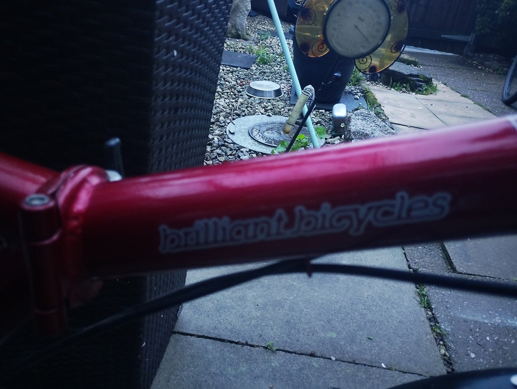 Brilliant Bikes Fold-it Folding Bike 20in 16in Frame 3-Speed Hub Gears Red