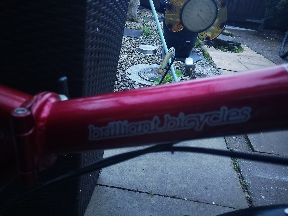 Brilliant Bikes Fold-it Folding Bike 20in 16in Frame 3-Speed Hub Gears Red
