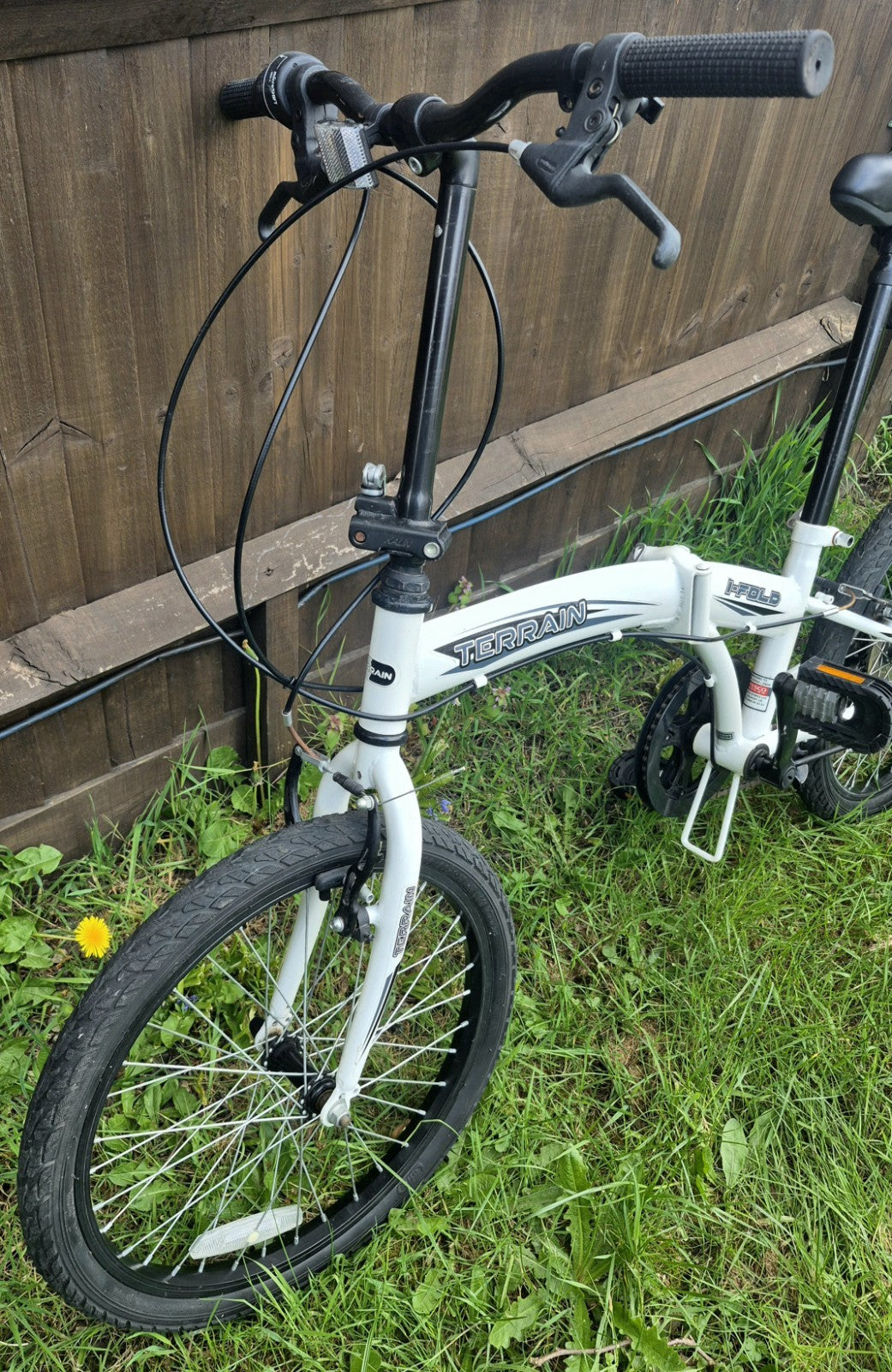 20-inch Folding Bike Terrrain I-Fold with 6-Speed Shimano Gears, Lightweight
