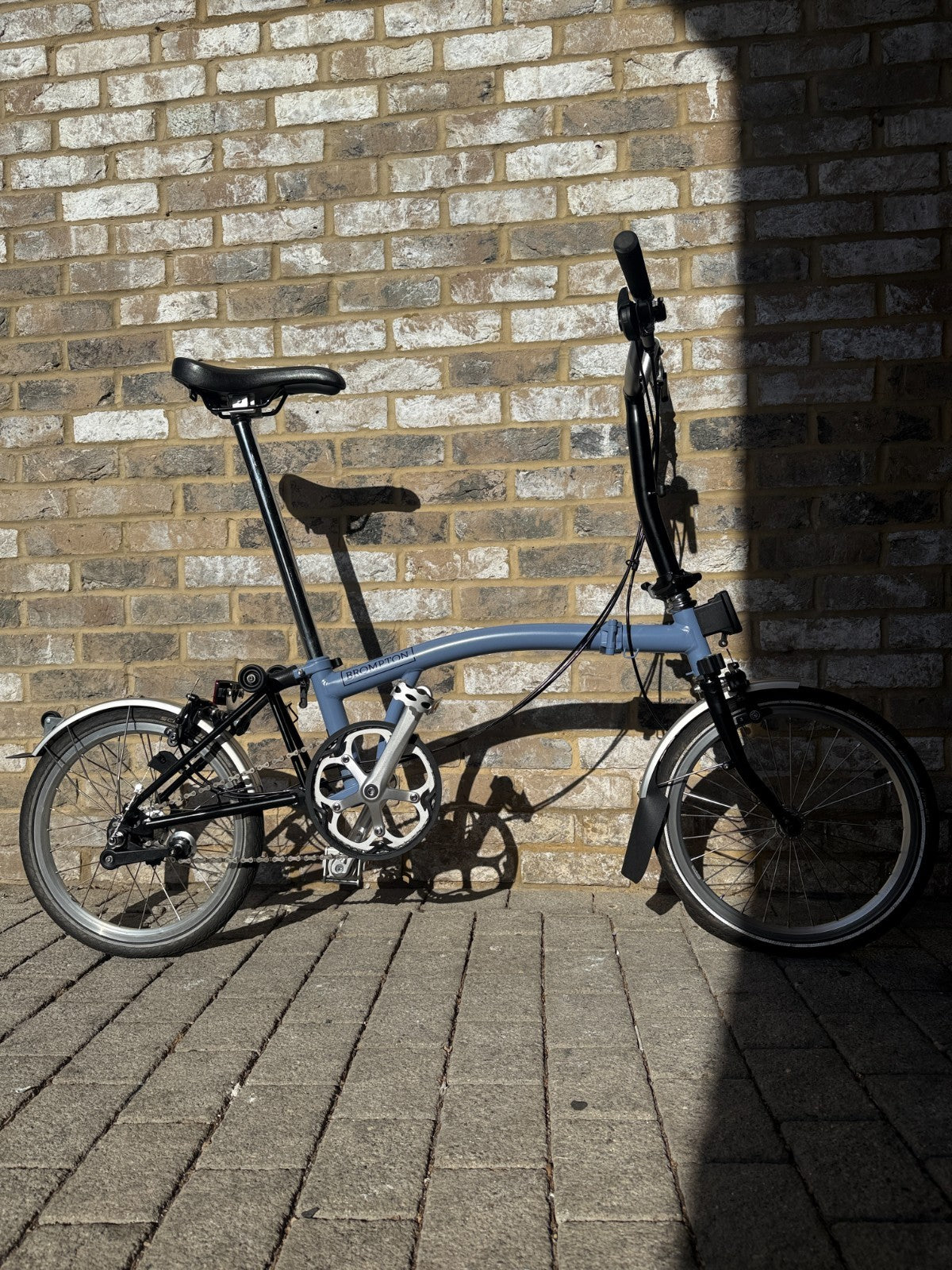 Brompton Cloud Blue & Black - C Line Mid M3L - WORLDWIDE SHIP - Top Condition