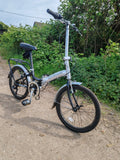 apollo transition folding bike 6 revoshift gears 20inch wheels adults unisex
