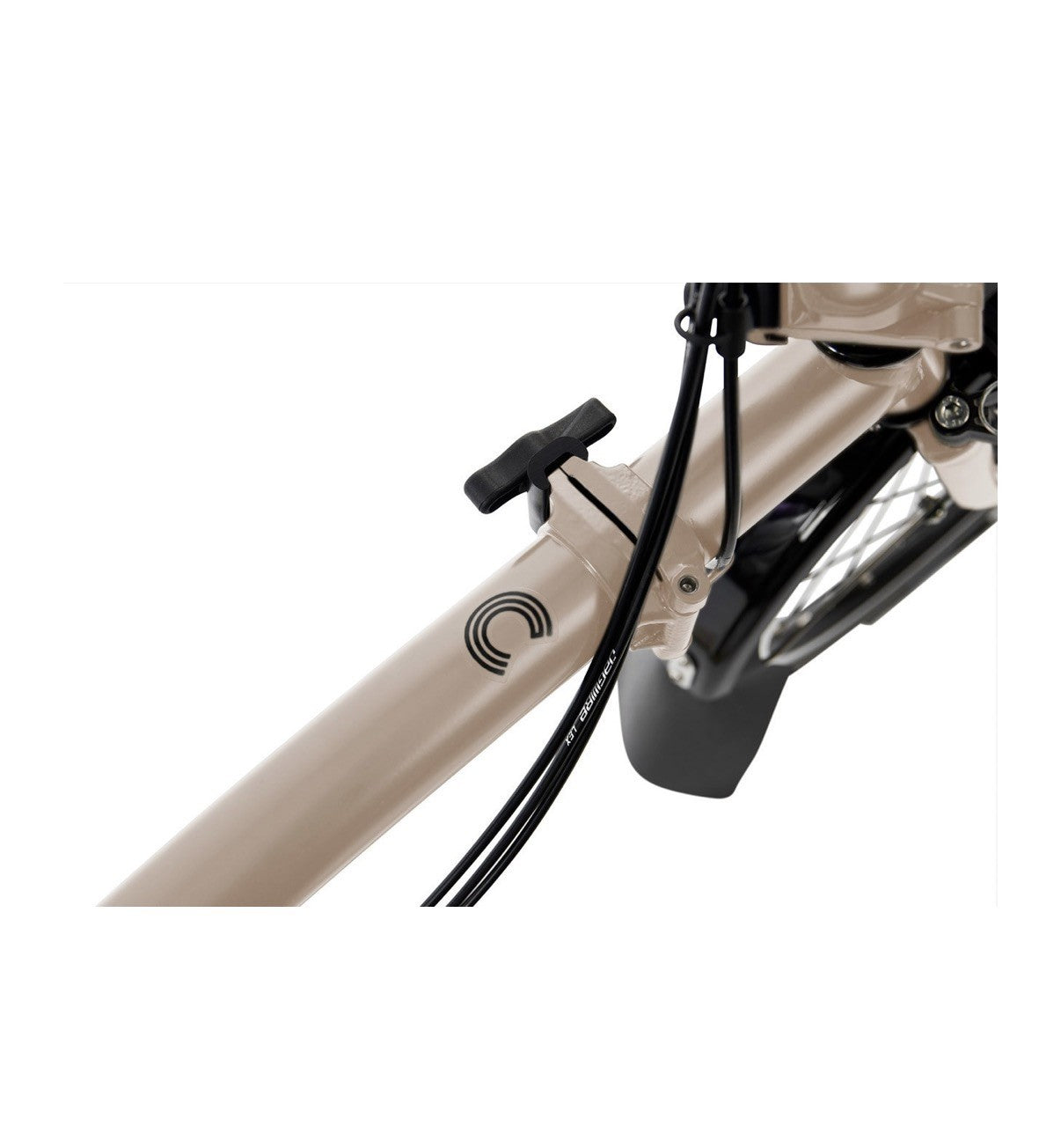 Brompton C Line Folding Bike 6-Speed Colour Dune Sand Handlebars Mid Bar