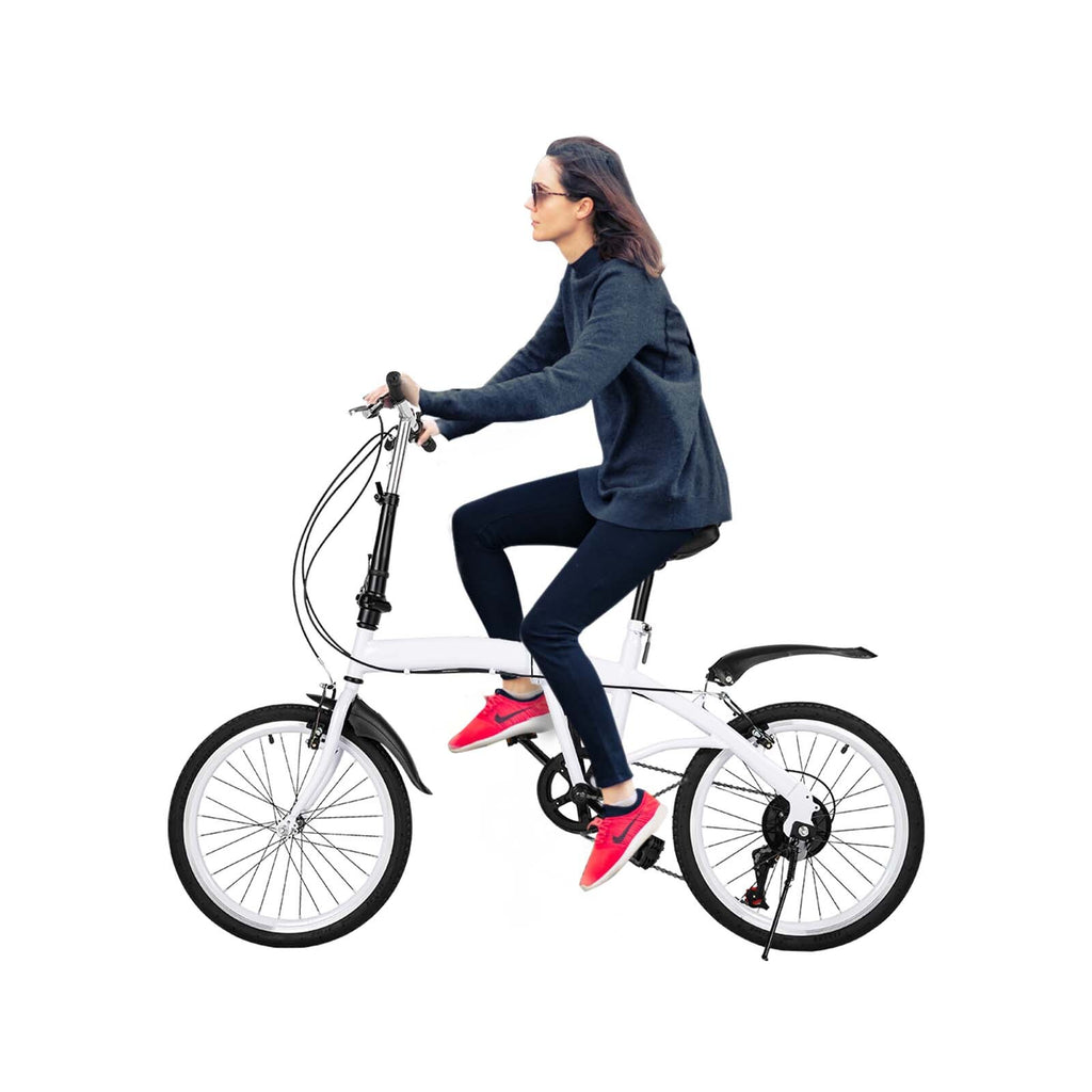 Adult Folding Bikes 20 Inch Folding Mountain Bike 6 Milti Speed Men Bikes MTB