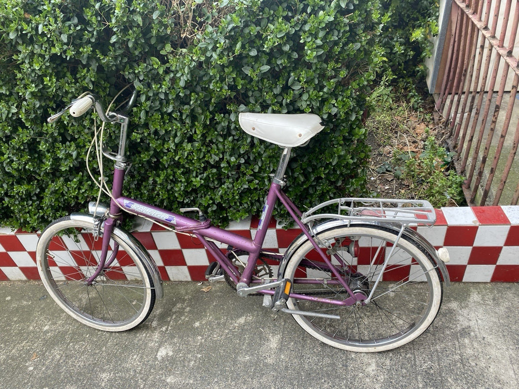 Raleigh Stowaway Folding Bike Vintage 1970s 20 Inch Wheels Good Condition