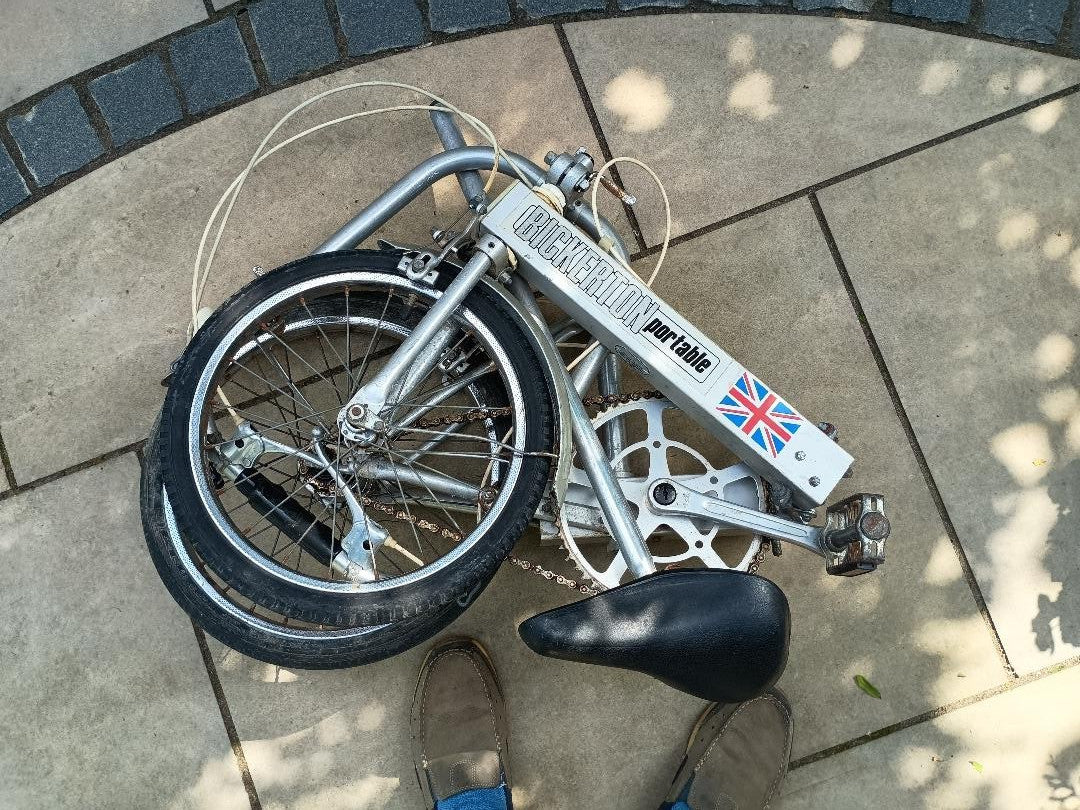 Bickerton Portable Folding Bicycle 3-Speed Classic 1970s Vintage Aluminium Bike