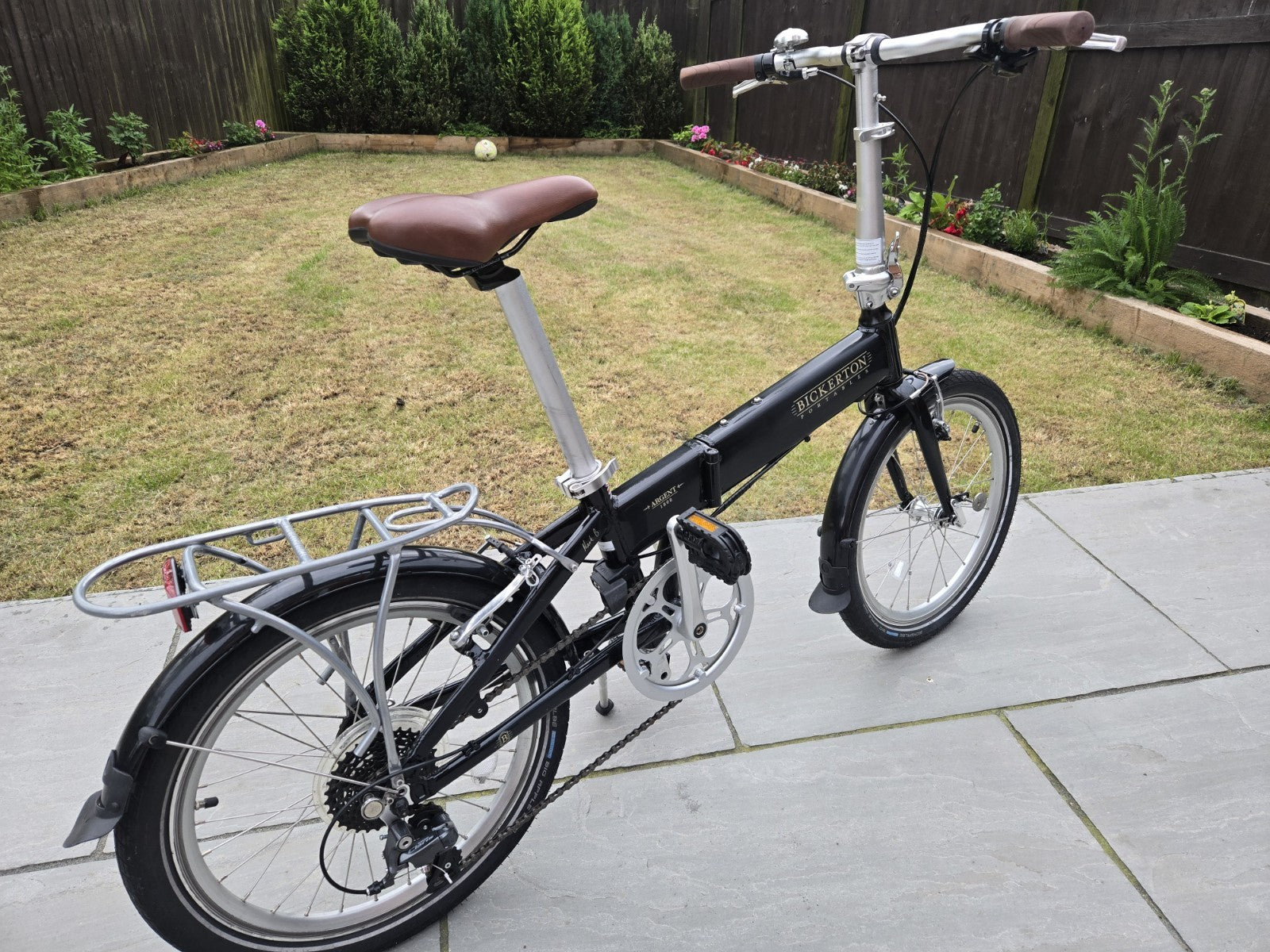 BICKERTON 1808 FOLDING BIKE  RAVEN BLACK TOPCLASSIC BRAND 💥 UNUSED RRP £950 💥