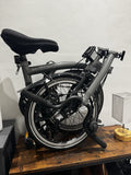 Brompton P Line Urban 4-Speed Folding Bike Storm Grey, Lightweight, Excellent C