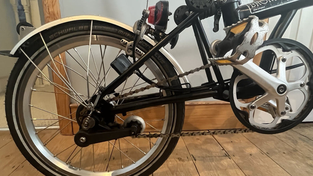 Brompton Folding Bike 3-Speed, Black