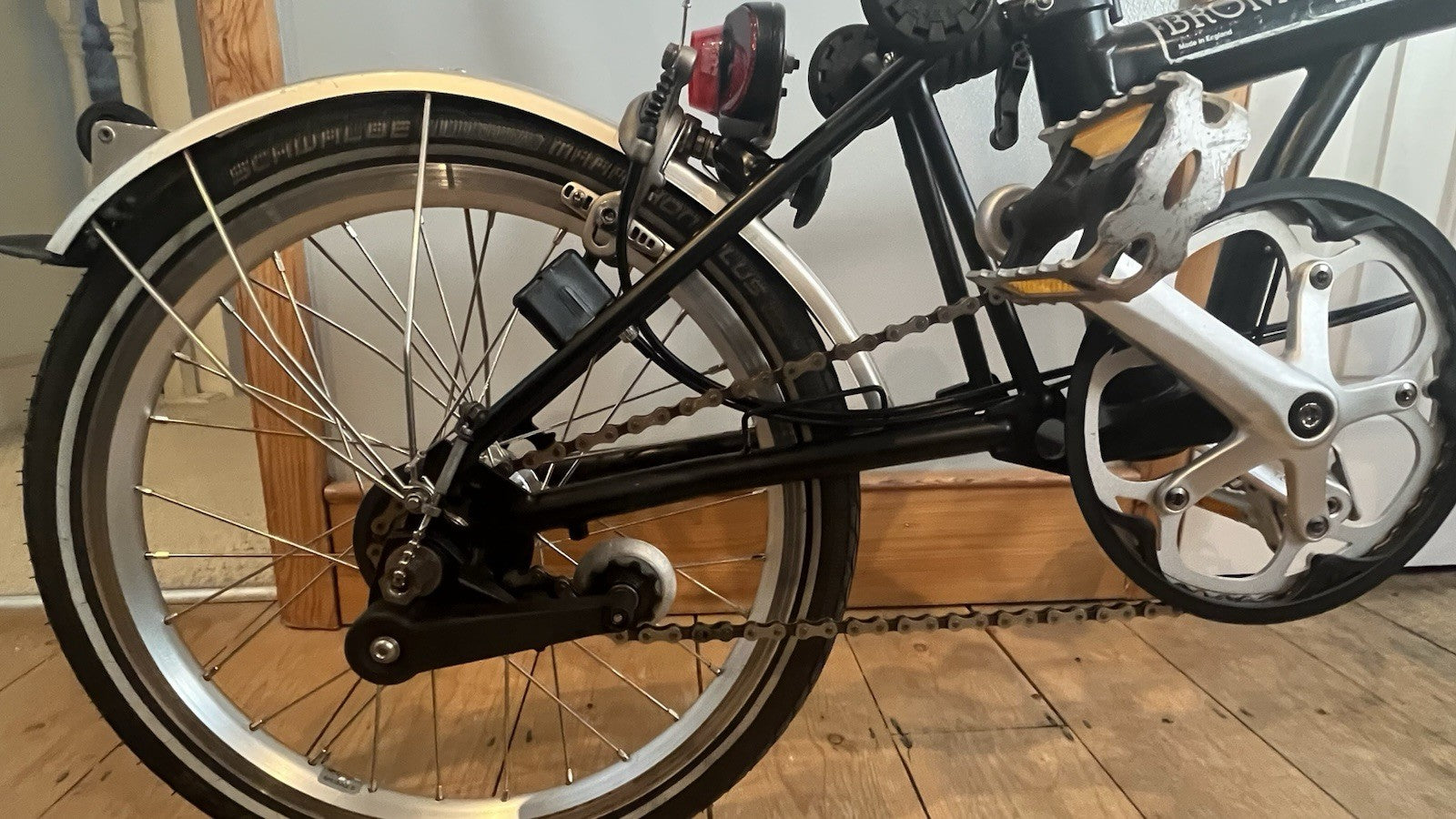 Brompton Folding Bike 3-Speed, Black