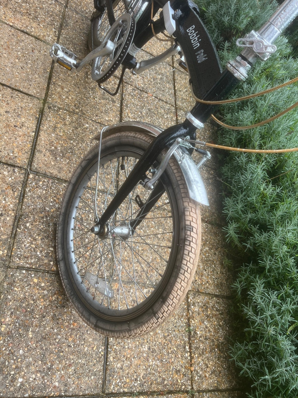 Bobbin Black Folding Bicycle Like Brompton Folding Bike