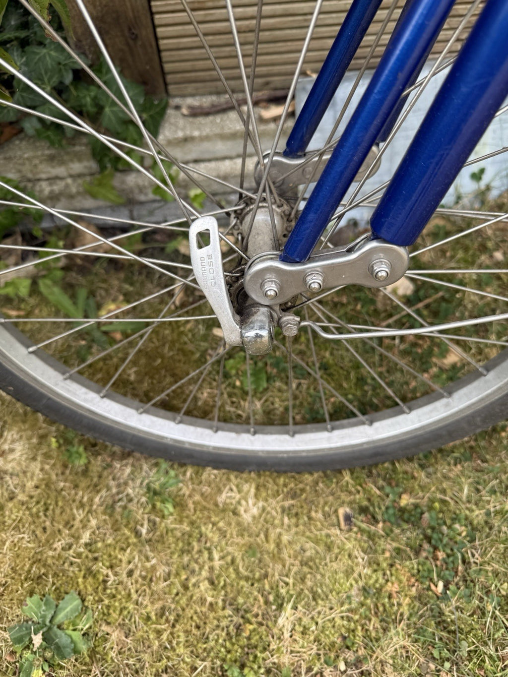 Alex Moulton Separable APB Bike with wishbone handlebars and bespoke day rack