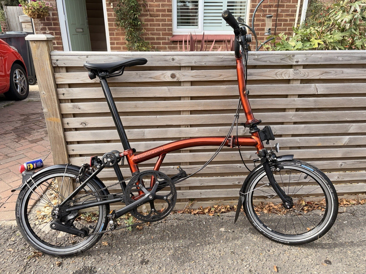 Brompton M4L P Line Urban 2024 Flame Laquer