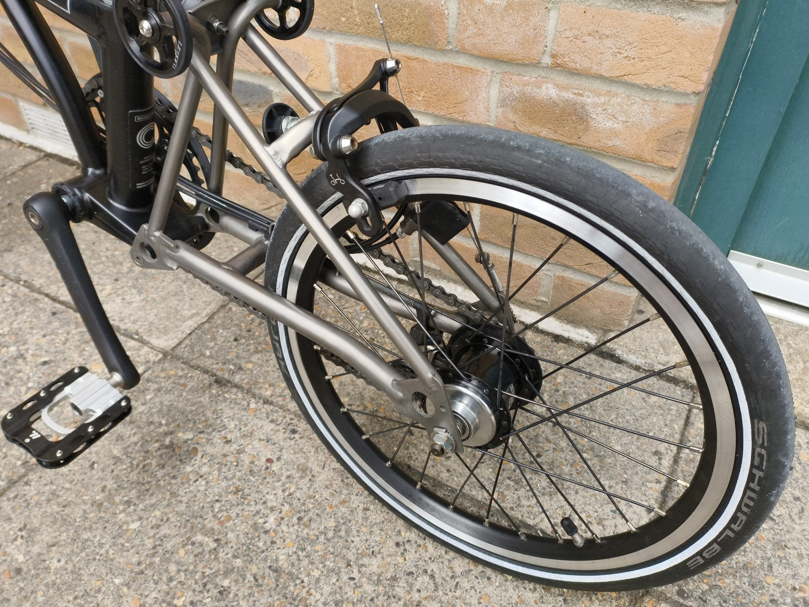 2022 Brompton C Line Titanium Superlight 6 speed folding bike