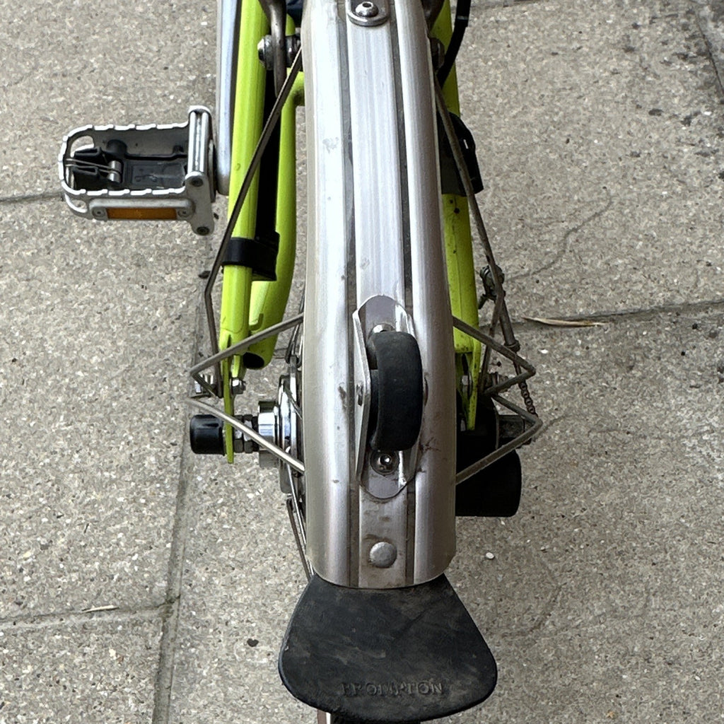 Brompton Folding Bike M3L Blue / Lime 2017