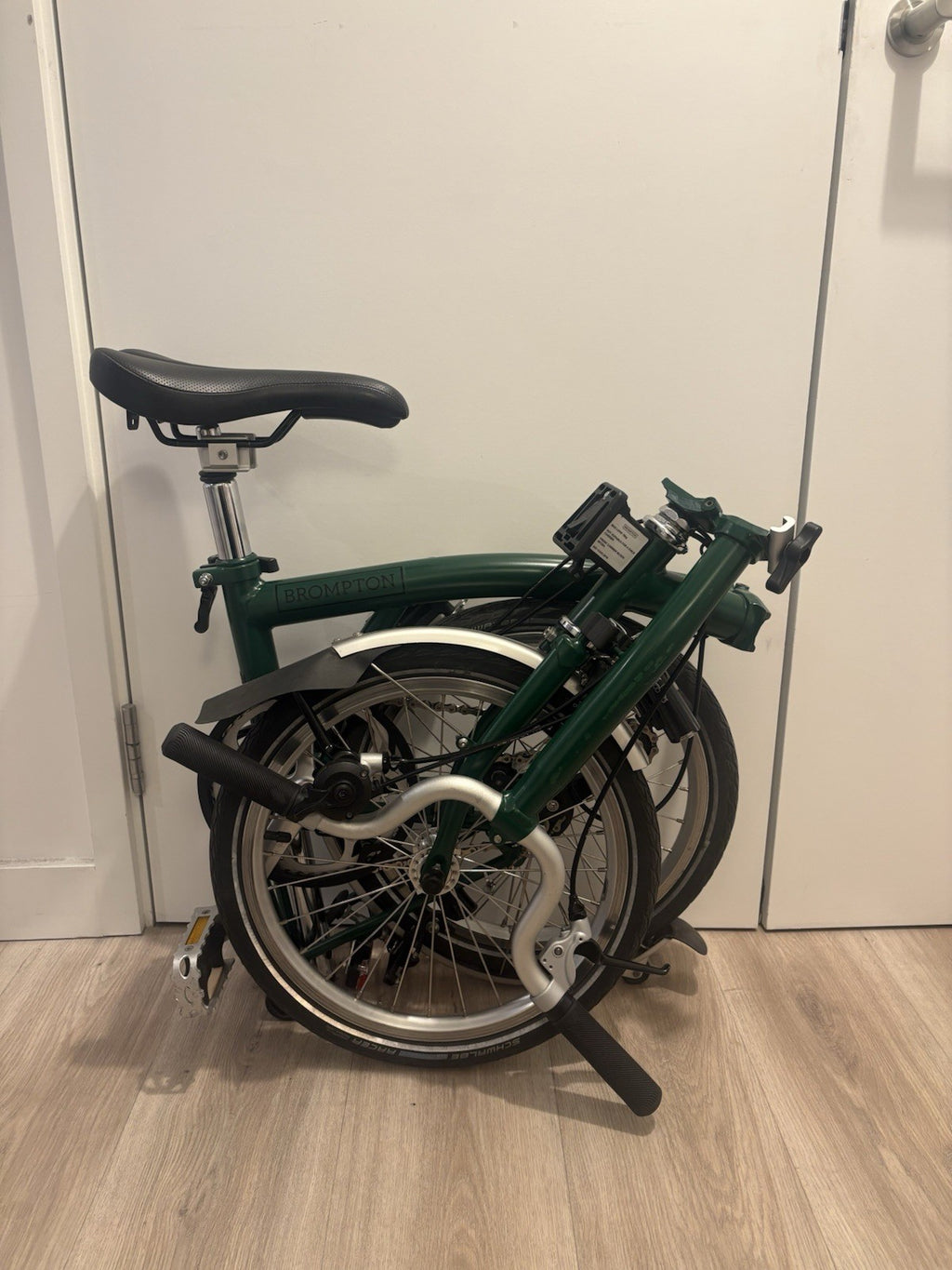 Brompton Green Folding Bike M3L serviced