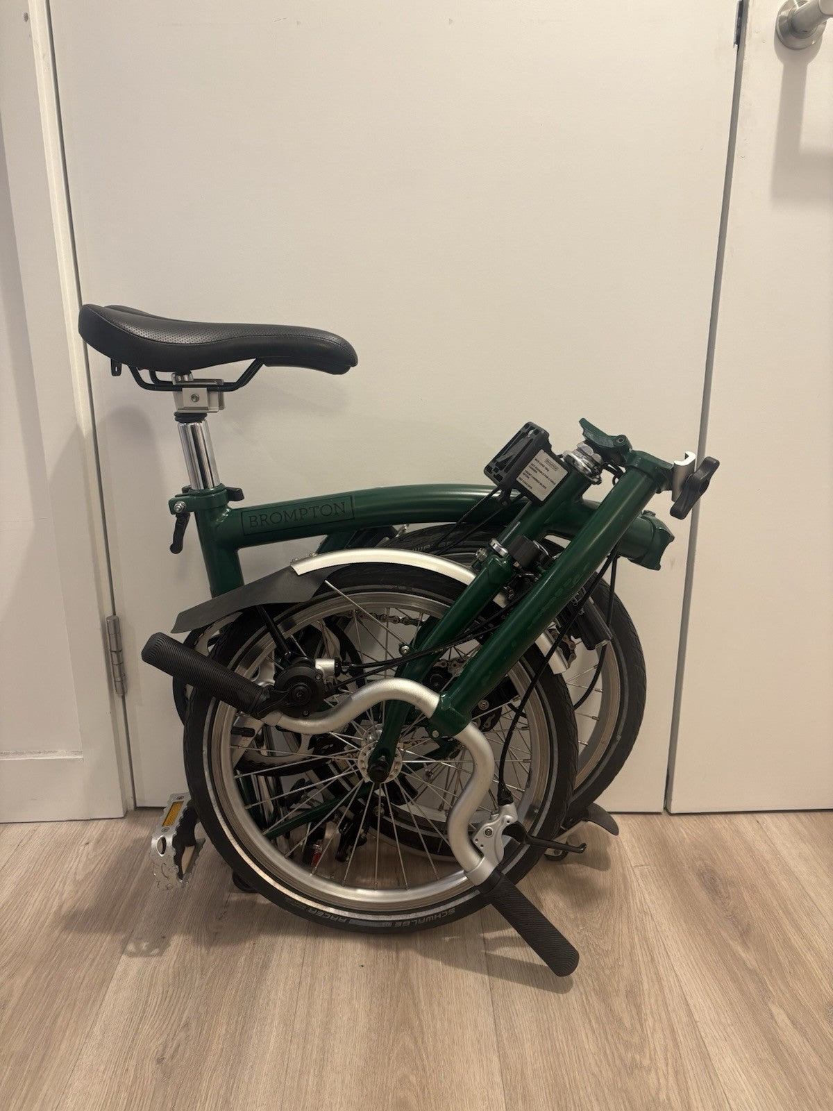 Brompton Green Folding Bike M3L serviced