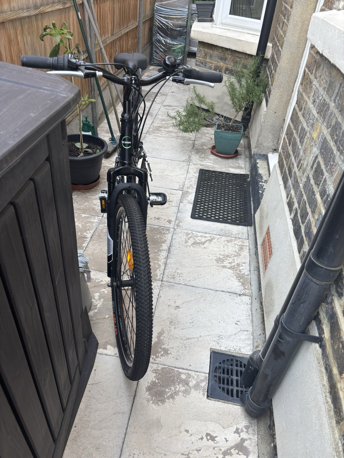 Ecosmo 26SF02BL 26 inch 21 Speeds Folding Mountain Bicycle - Black