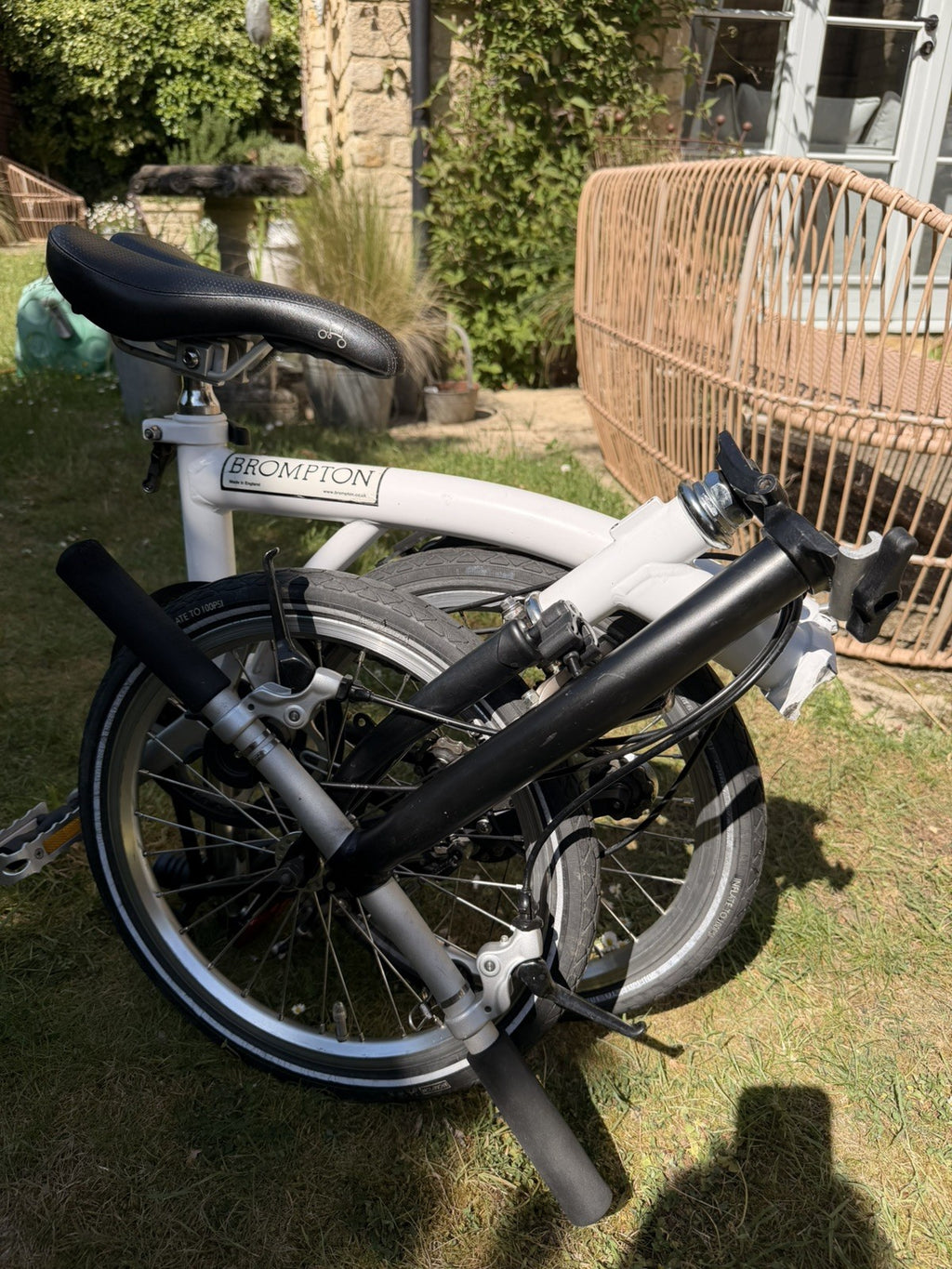 brompton folding bike 3 speed