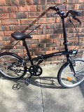 BTWIN Folding Bike 20″ | Urban Commuter Bicycle | 6-Speed Bike | Great for City