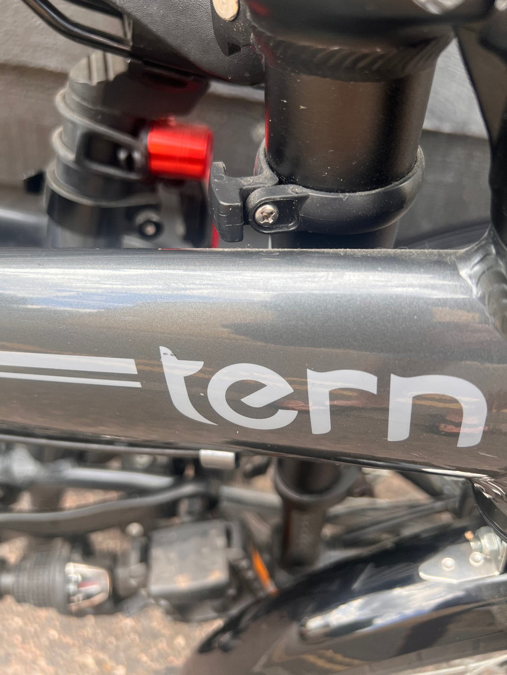 Tern Link A7 Folding Bicycle 20" 7 Speed - grey, easy carry