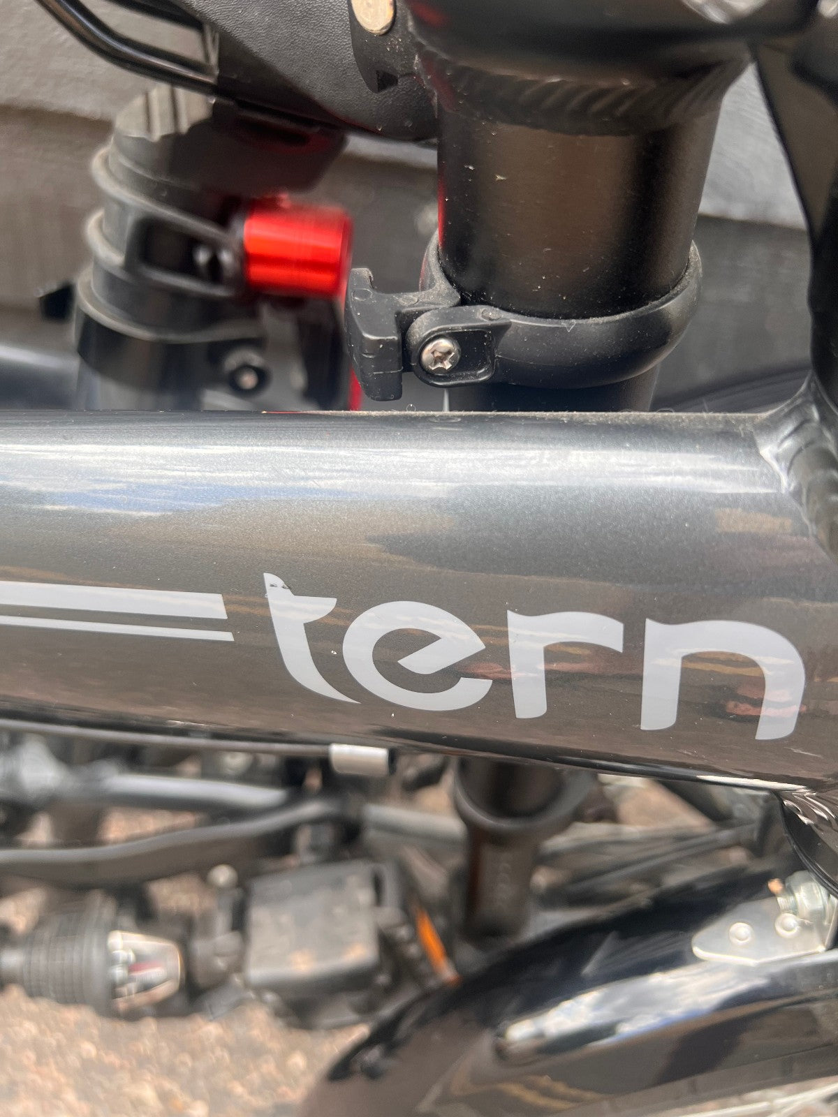 Tern Link A7 Folding Bicycle 20" 7 Speed - grey, easy carry