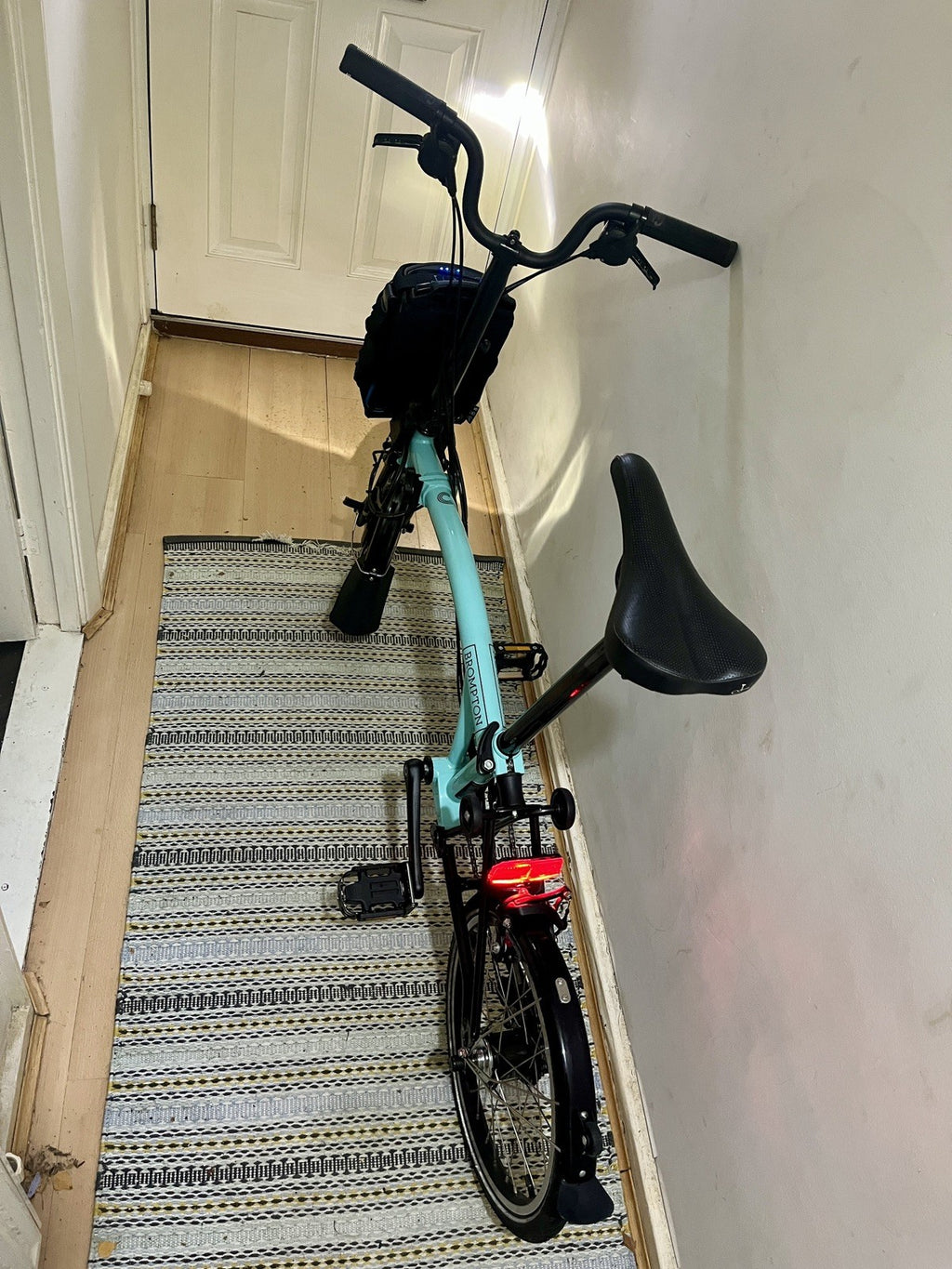 Brompton Bike 6 Speed elctr, Turkish Green, Hardly Used