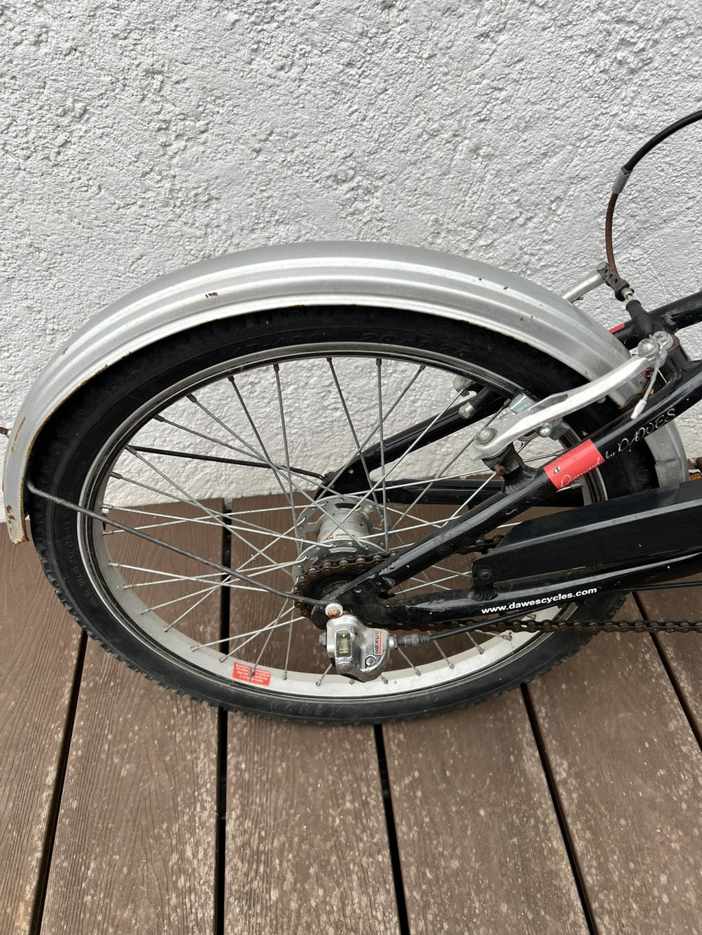 Dawes Diamond Black & Silver Folding Bike 20" Wheels shimano Nexus 3 speed hub