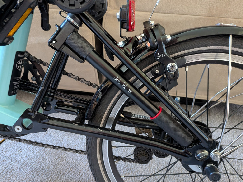 Brompton M6L (C-Line) 6-Speed Black Edition in Turkish Green ++ Upgrades - Rare