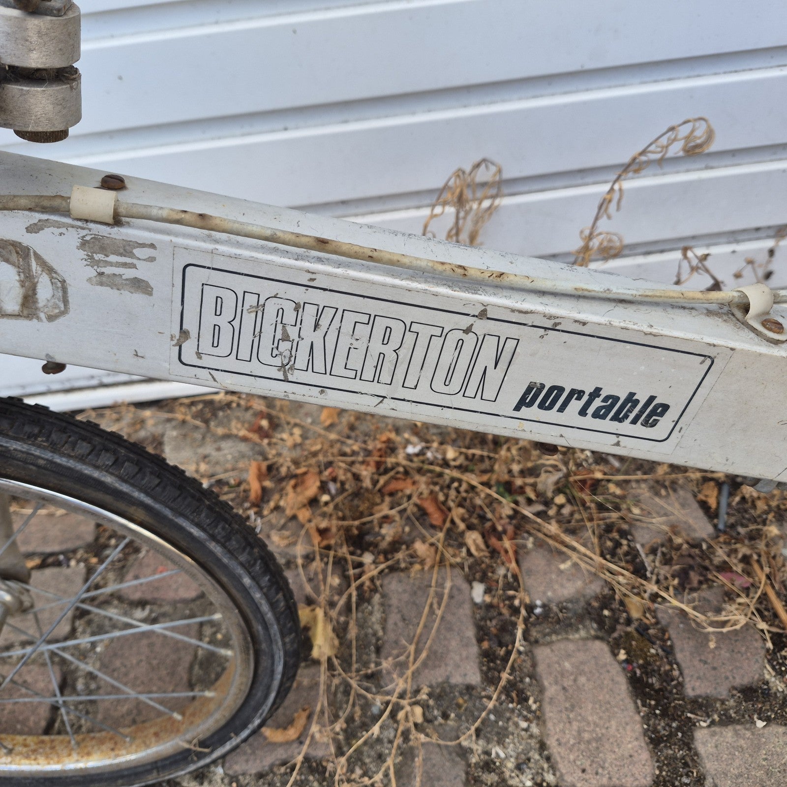 Vintage Bickerton Portable Single Speed Folding Bicycle