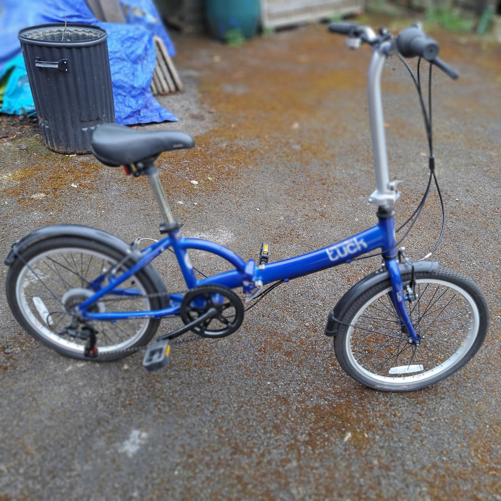 20" wheeled folding bikes for adults used Apollo Luck. commuter.