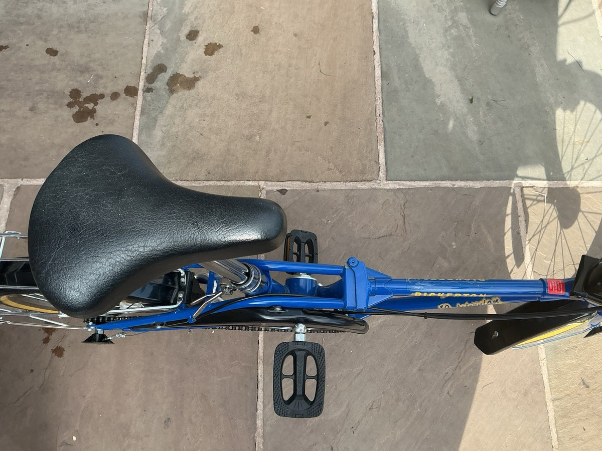 Vintage Bickerton ‘Californian’ Folding Bike Blue Rear Rack Mudguards Carry Bag