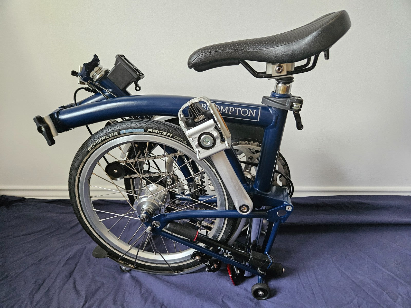Brompton M3L - 3 Speed - C Line - Mid- Tempest Blue