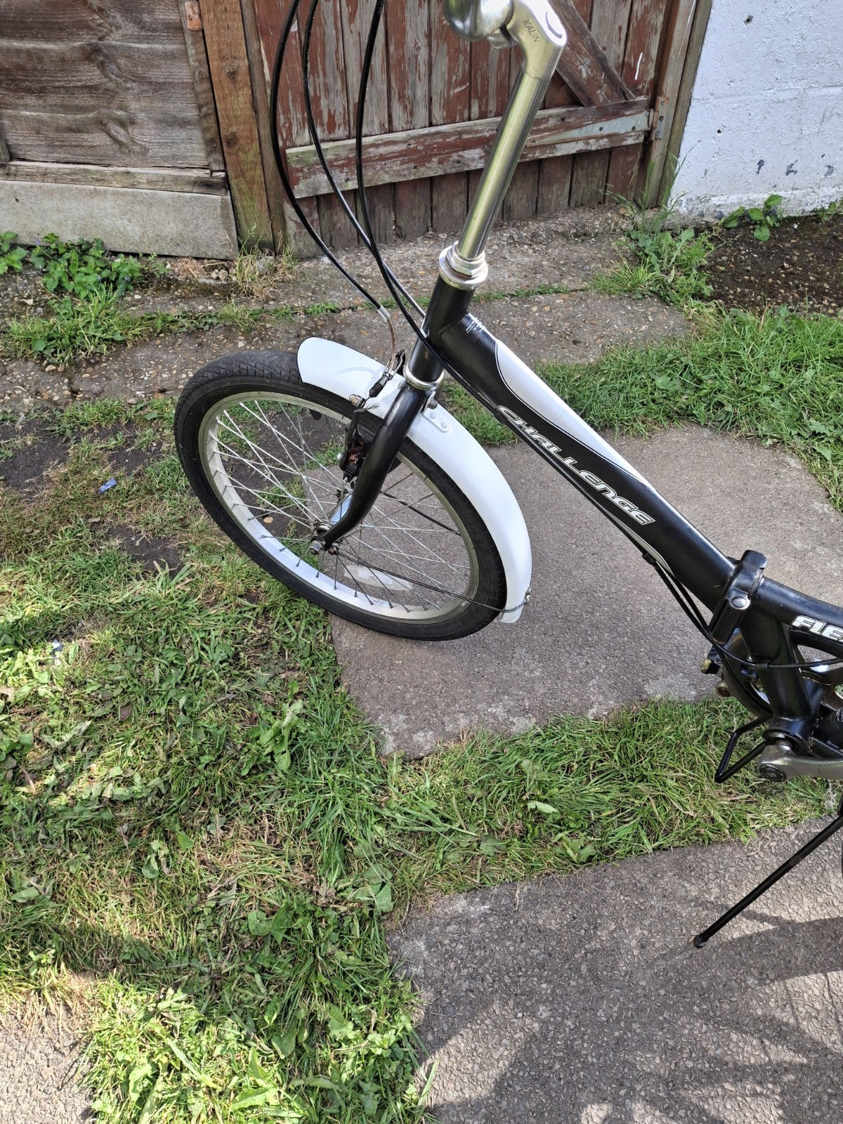 Challenge Flex Folding Bike Black, for Commuting and Camping