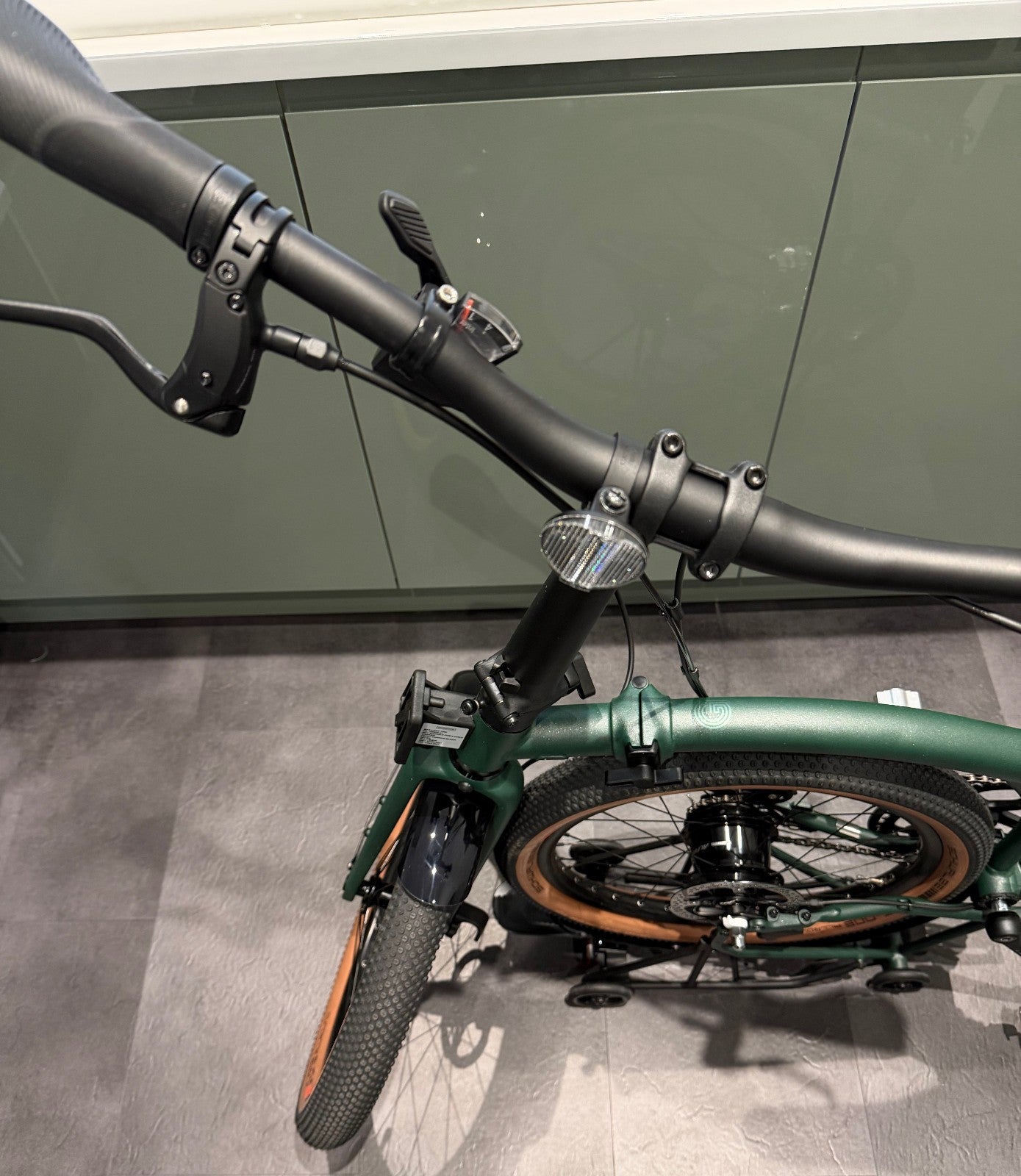 NEW * 2026 Brompton G Line Roller Frame Gravel Folding Bike L Forest Green Large