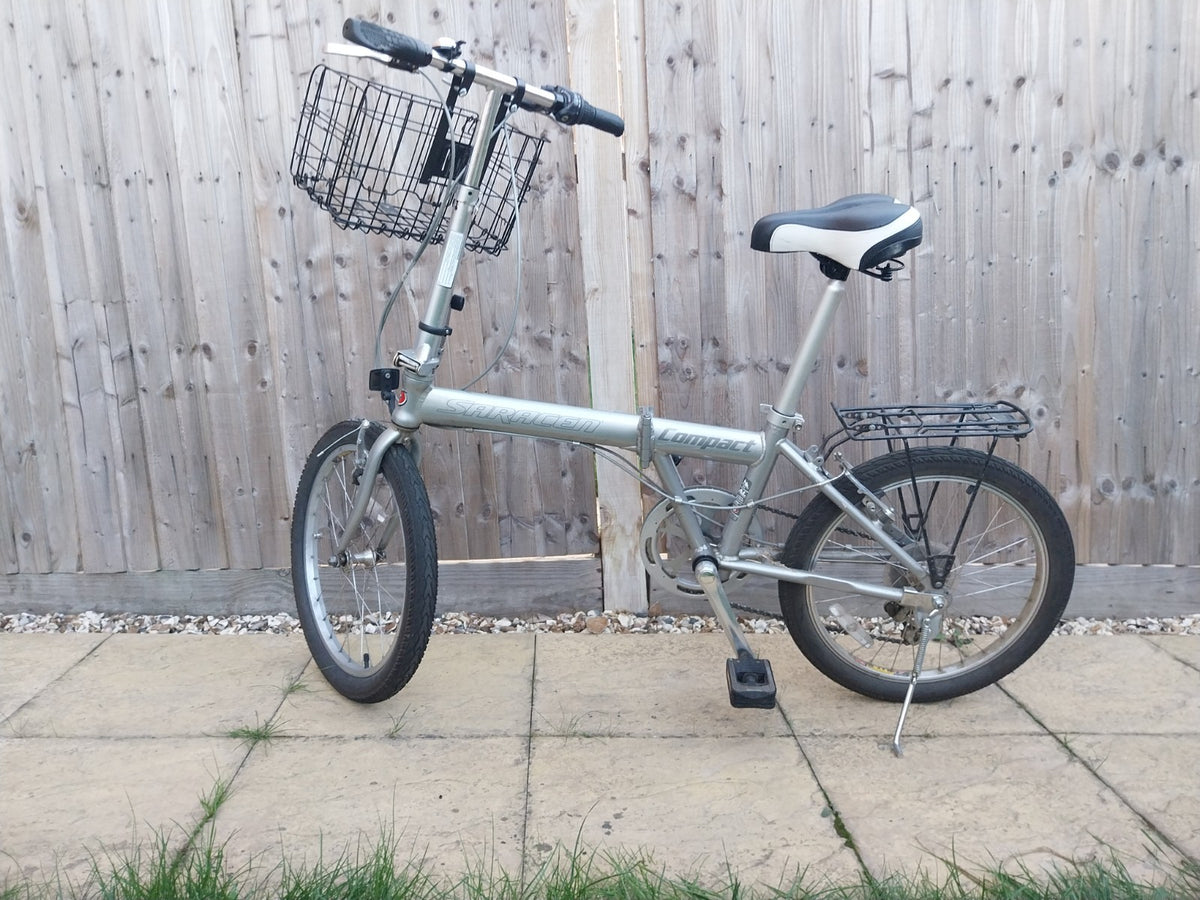 Folding 20-inch bike, Saracen Compact, 6 speed