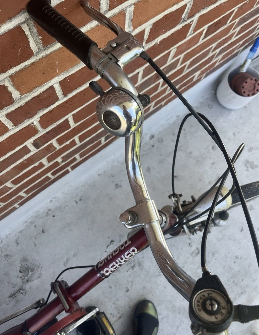 Vintage Trekker Folding Bike Red