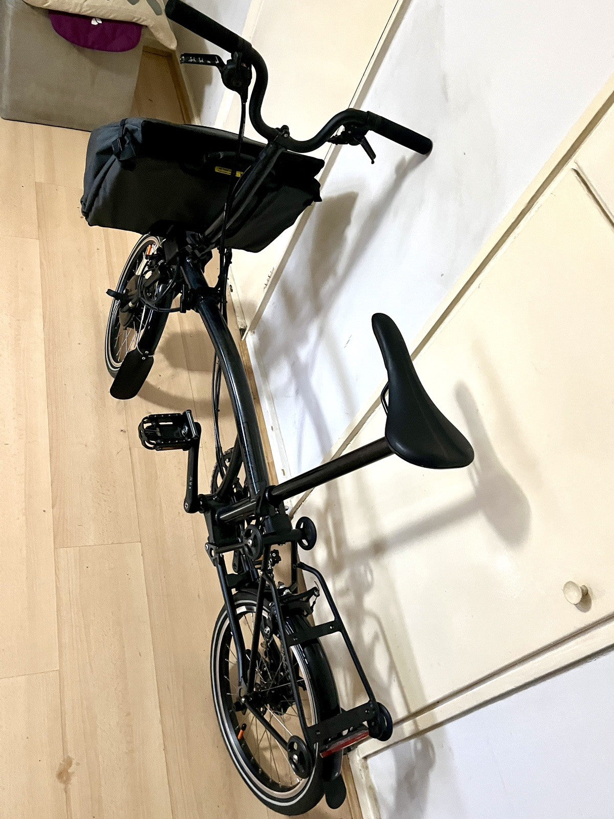 Brompton Bike P Line elctrc Urban 4 speed,  Midnight Black