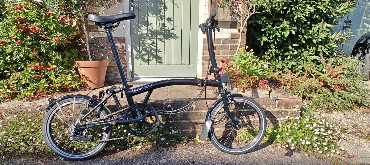 Brompton C-Line Explore 6 Speed - Excellent - Flat & Med Bars + Bag & Tools!