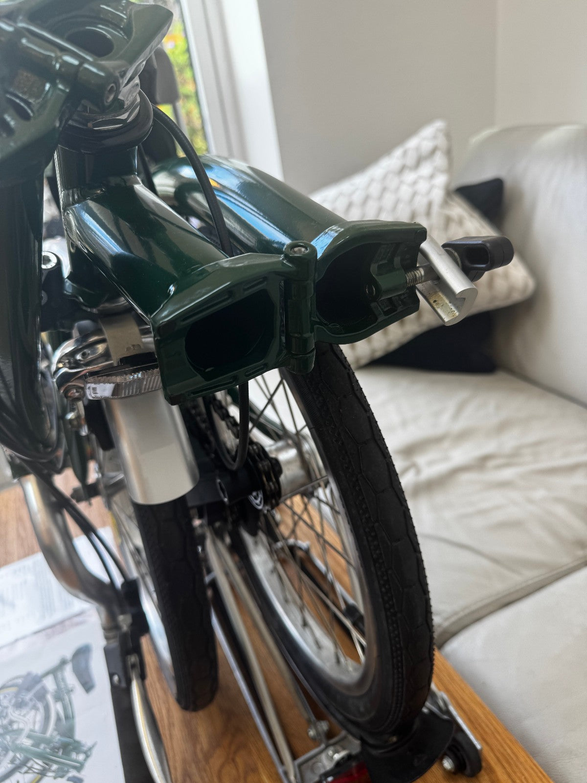 Classic 6-Speed Brompton Folding Bicycle A - Racing Green - MINT