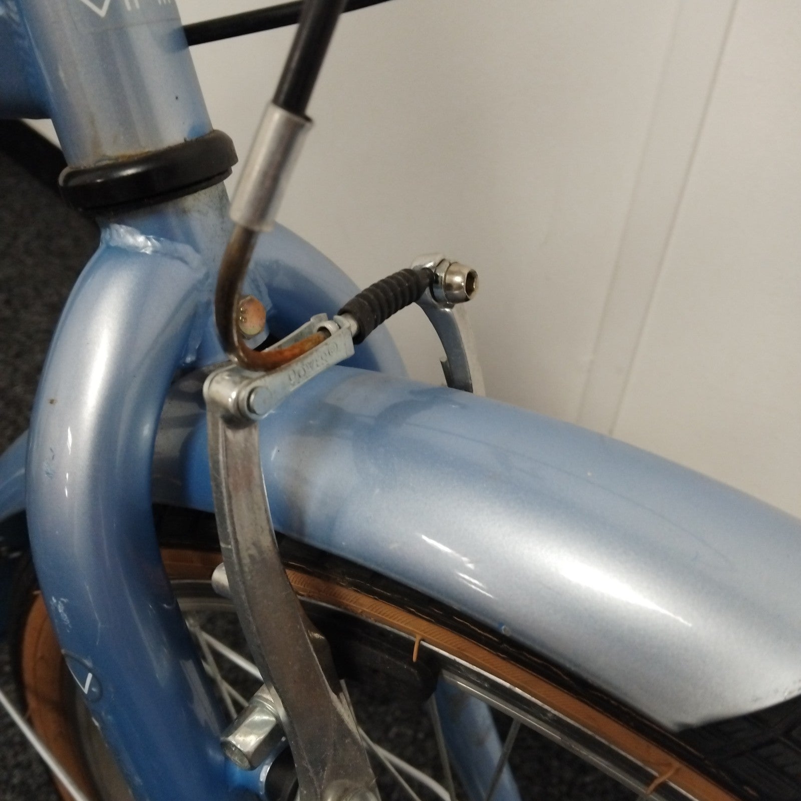 Viking Easy Street Metallic Blue Folding 6 Speed Bicycle - 19" Wheels