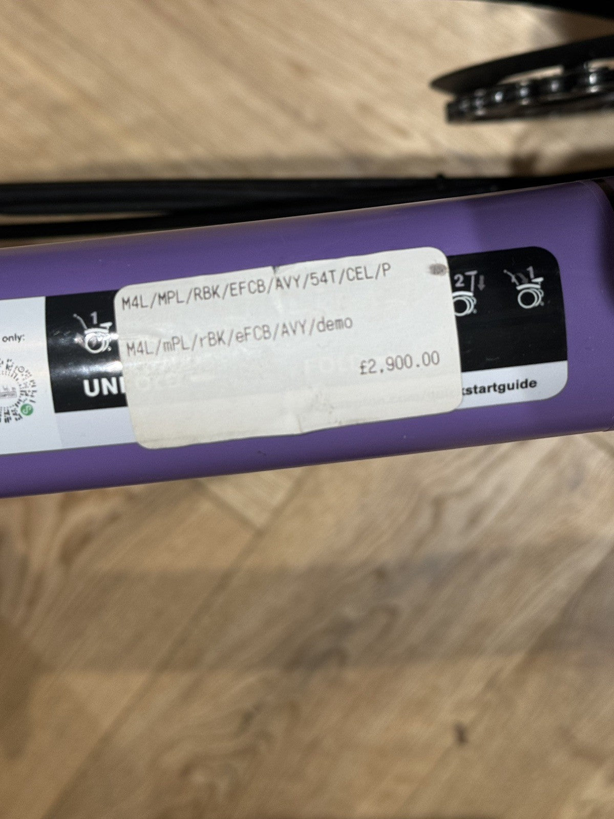 Brompton M4L 2023 Folding Bike Purple
